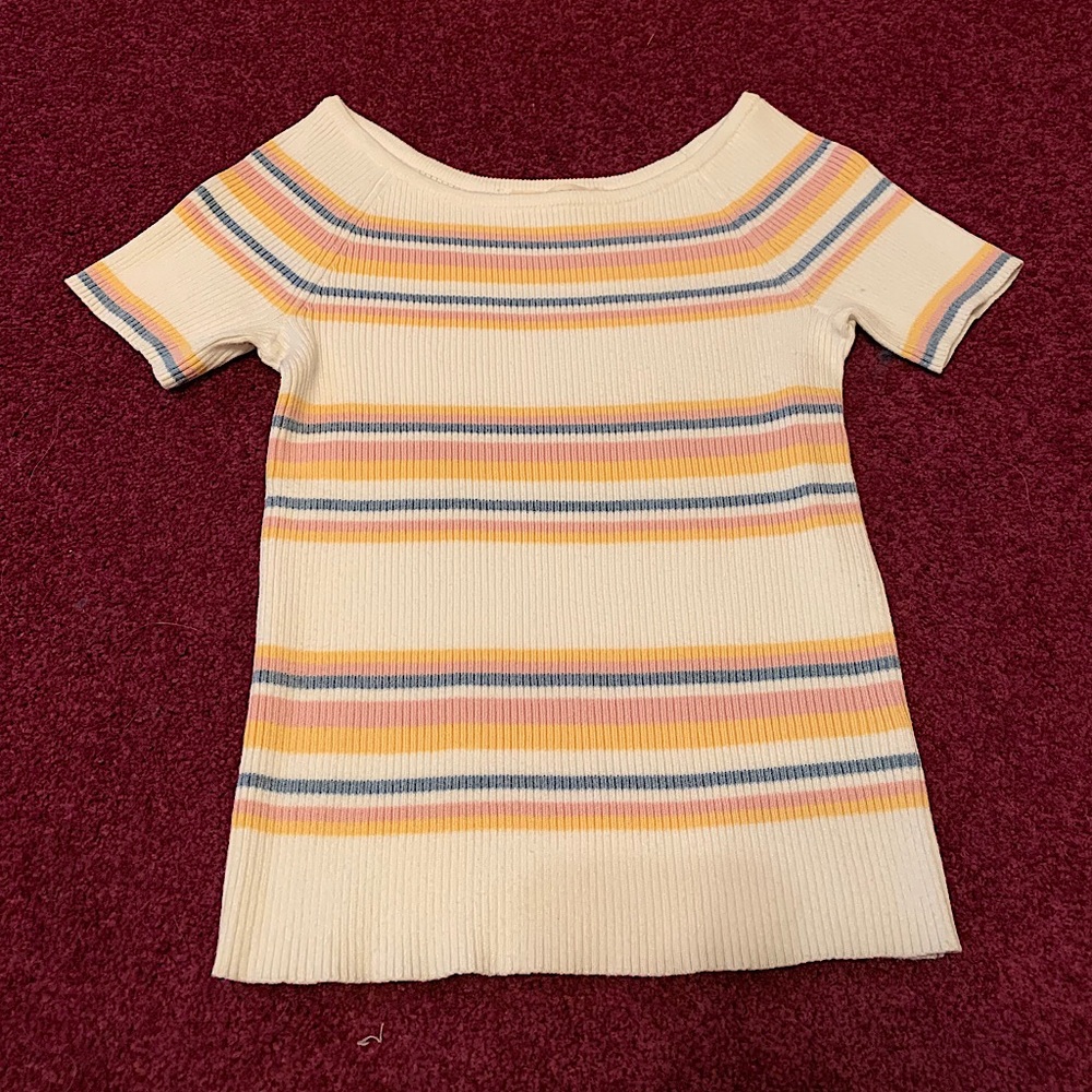 Knit short sleeve